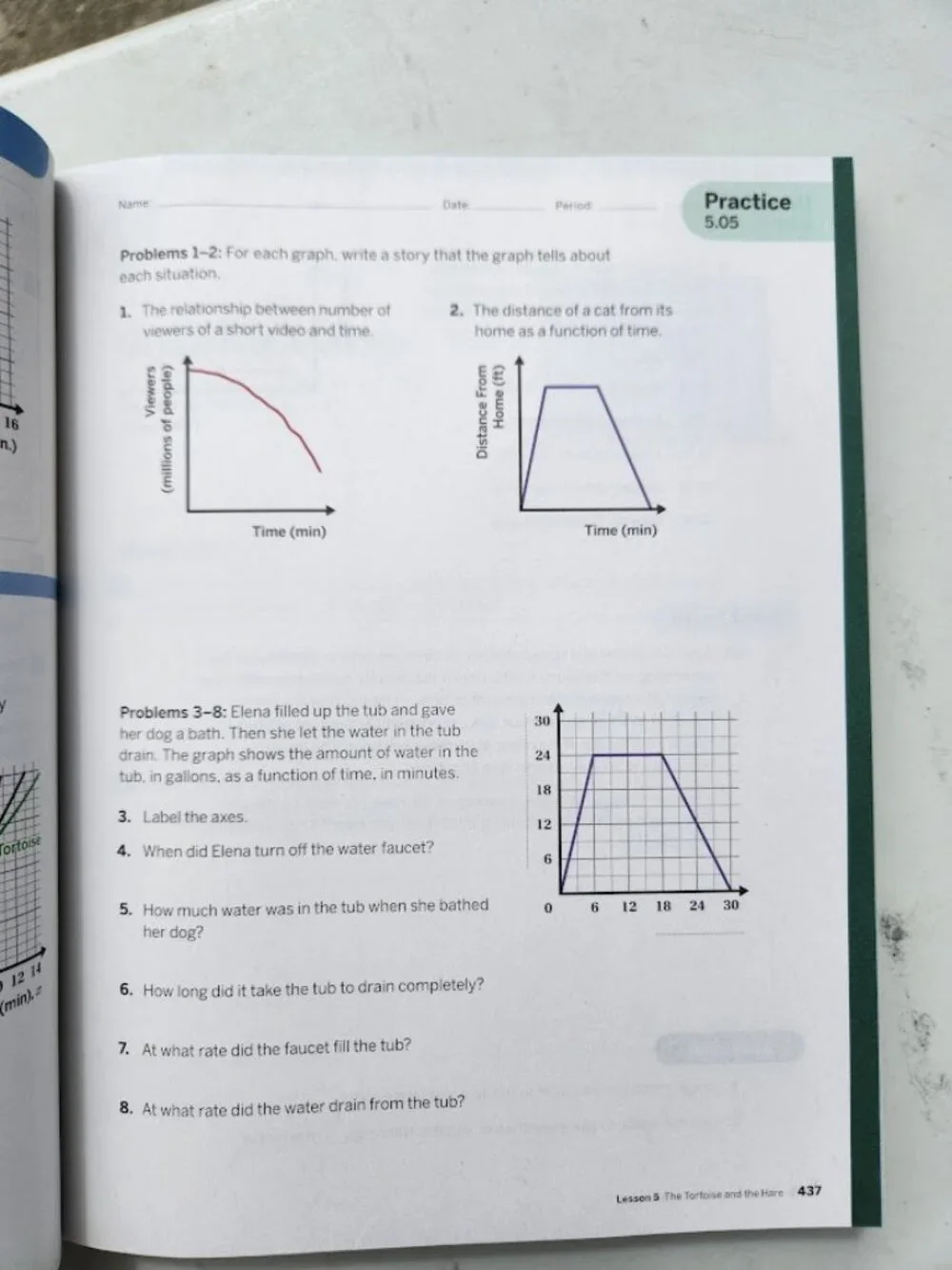 Amplify Desmos Math Grade 8 Volume 2 California Student Edition Book Workbook Ma
